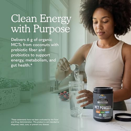 Garden of Life Dr. Formulated Organic MCT Powder from Coconuts, 30 Servings