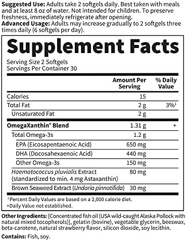 Garden of Life Oceans 3 Beyond Omega-3 with OmegaXanthin