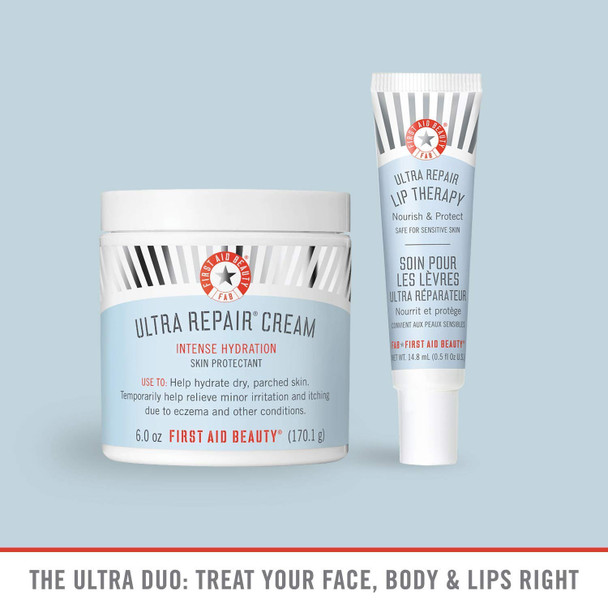 First Aid Beauty Bundle: Ultra Repair Cream and Ultra Repair Lip Therapy