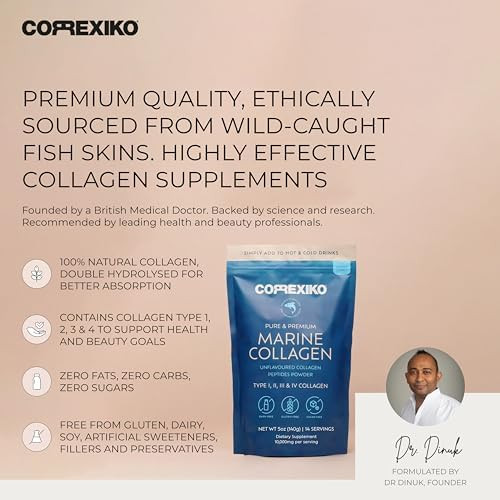CORREXIKO Premium Marine Collagen Powder Unflavored  Premium
