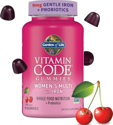Garden of Life Vitamin Code Women's Multivitamin Gummies, Cherry, 90