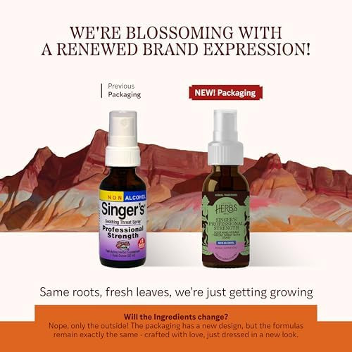 Herbs Etc. Singer's Saving Grace Professional Strength Spray, 1 fl oz