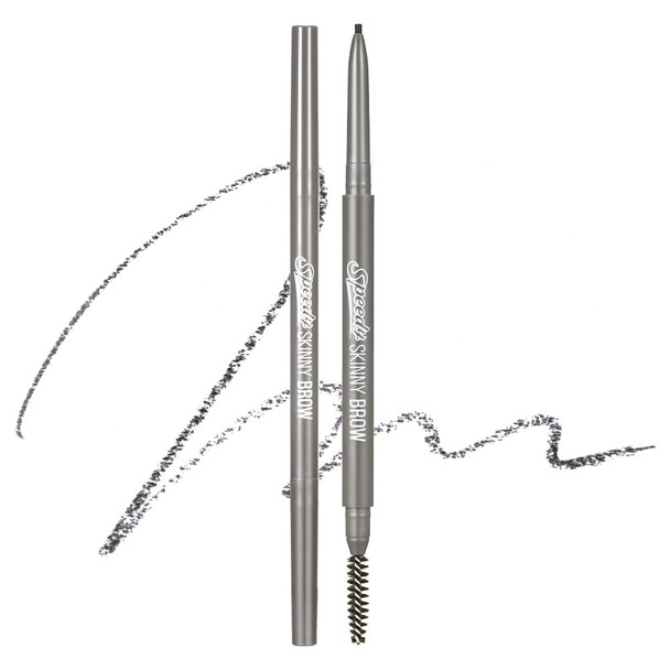 PERIPERA Speedy Skinny Brow 1.5mm Precise Eyebrow Pencil, Dual-Sided Fine Tip Shades, Define Fills Brow Make up, K Beauty, Korean Make-up, Safe for Sensitive Skin