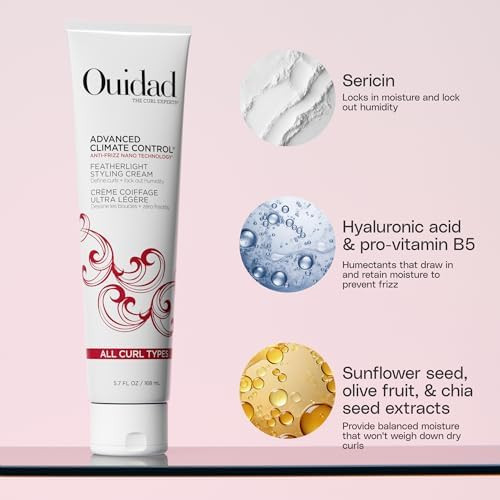Ouidad Advanced Climate Control Featherlight Curls Styling Cream Soft Hold