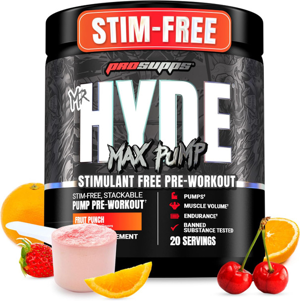 ProSupps Mr. Hyde Max Pump Pre Workout Powder - 20 Servings