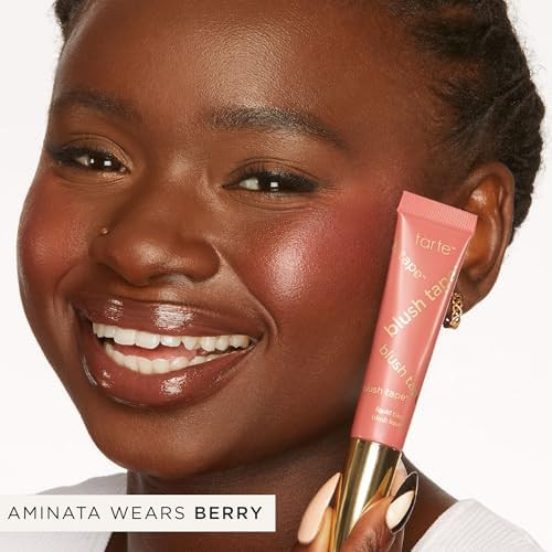 tarte blush tape liquid blush Buildable Cream Cheek Makeup Lightweight Formula Blurs appearance for Radiant Glow Vegan & Cruelty Free
