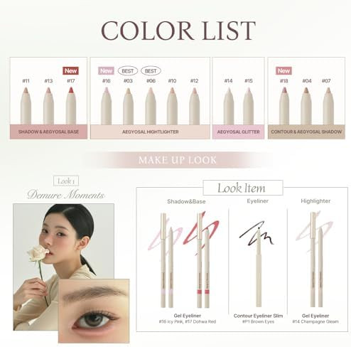Heart Percent Dote On Mood Gel Eyeliner Pencil