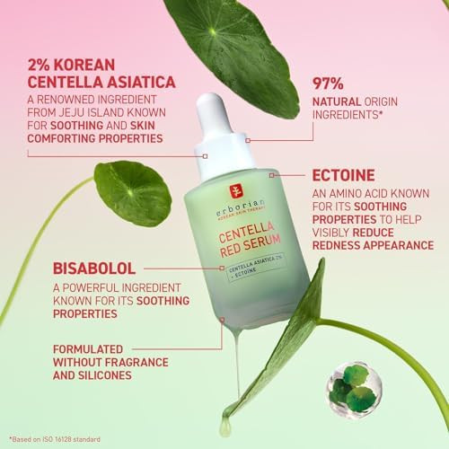 Erborian Centella Red Serum Soothing Redness Treatment Korean Skincare