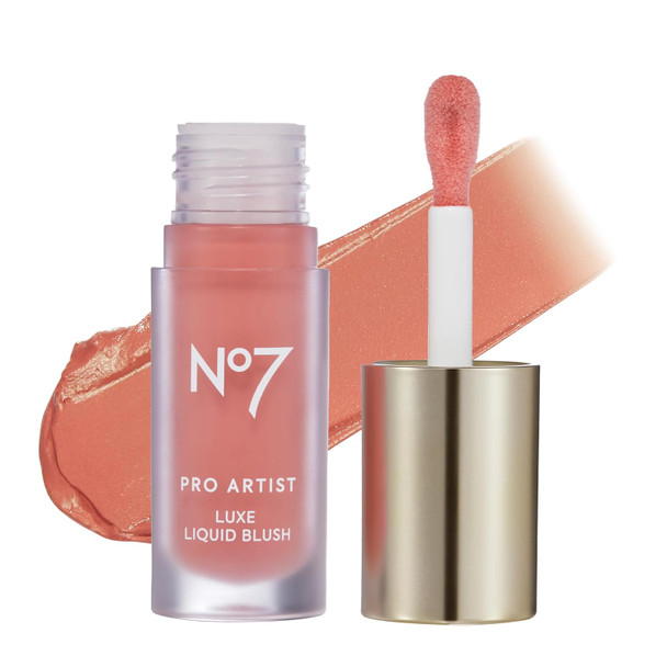 No7 Pro Artist Luxe Liquid Blush for Cheeks - 0.20 fl oz