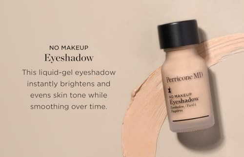 Perricone MD No Makeup Liquid Eyeshadow - Hydrating Serum Texture - Crease-Proof Anti-Aging with Vitamin C - Smooths & Brightens Eyelids - Long-Wearing Satin Finish for All Ages