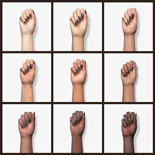 GAOY Jelly Nude Black Gel Nail Polish, 16ml Sheer Neutral Translucent Soak Off Gel Polish, UV Light Cure for Nail Art DIY, 1724 Smoked Glass