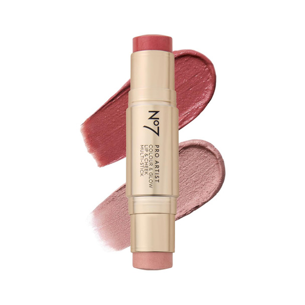 No7 Pro Artist Color & Glow Cream Blush Stick - 10g