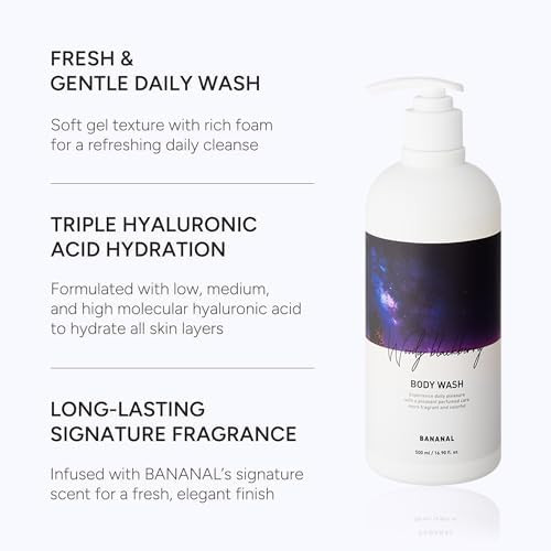 BANANAL Korean Body Wash with Hyaluronic Acid - 16.9fl oz