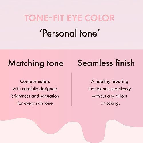 Amuse SEOUL Eye Color Palette Rose Tone 9 Color Eyeshadow Smooth Matte Shimmer Mix Blendable Buildable Shades Vegan Korean Makeup