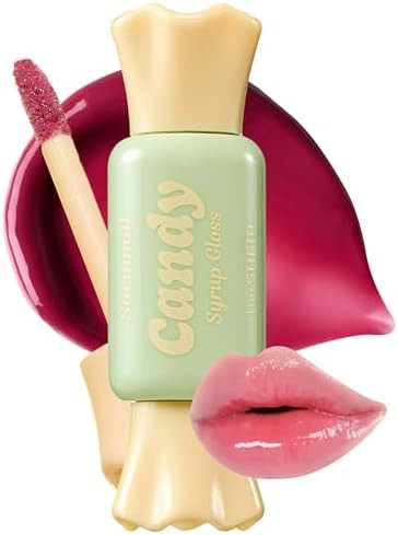 THESAEM Saemmul Candy Syrup Gloss MLBB Pink Korean Plumping Lip Gloss Syrup Shine Volume Layer High Gloss Moisturizing with Candy Like Finish