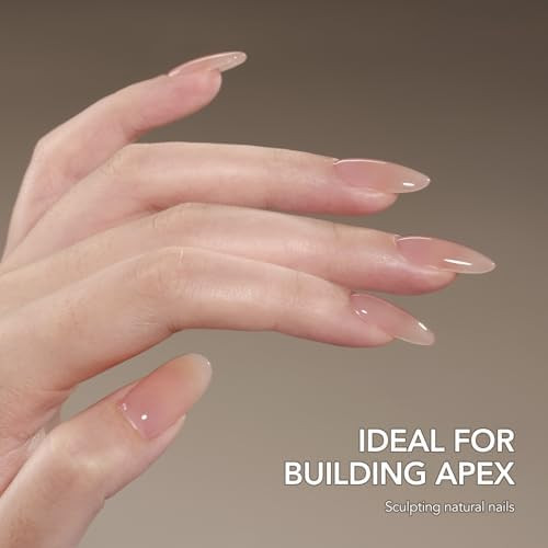 GAOY 30g Builder Base, Clear Nail Builder Gel, 2-in-1