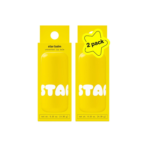 Starface World Star Balm Lip Balm & Moisturizer 2 Pack 0.15 oz