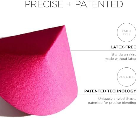 Sigma Beauty 3DHD™ Blender  Angled Latex-Free Makeup Blending Sponge Pink