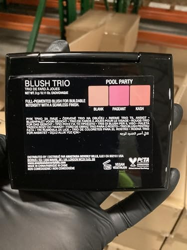 Anastasia Beverly Hills Blush Trio - Essential High-Pigment Blush Compact, Seamlessly Blendable Powder Formula for Sculpting and Brightening Cheeks