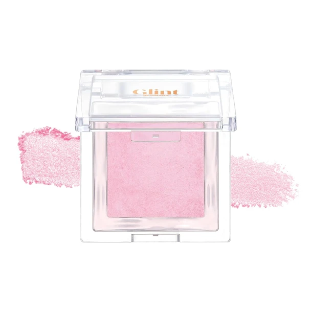 Glint by VDIVOV Glint Baked Blush - Long-Lasting All-Day Face Blush Powder for a Natural Look Korean Skin Care Korean Makeup Blendable Color for Eyes Cheeks & Body