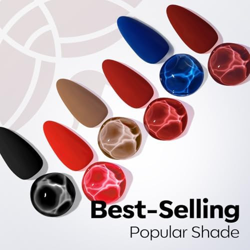 modelones Pink Gel Nail Polish Light Pink Gel Polish