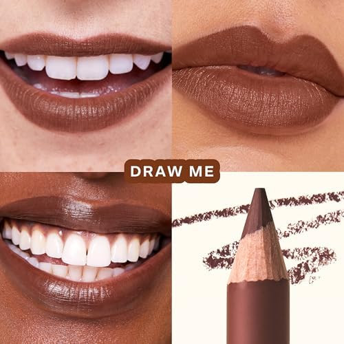 Tower 28 OneLiner Multi Use Creamy Lip Liner Eyeliner & Face Makeup Pencil for Sensitive Skin Hydrating Vegan Formula with Shea Butter Matte Long-Lasting Finish