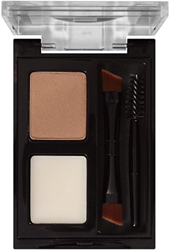 Revlon ColorStay Brow Kit, Includes Longwear Brow Powder Clear Pomade Dual-Ended Angled Tip Eyebrow Brush & Spoolie Brush