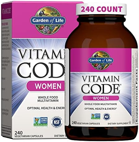 Garden of Life Vitamin Code Women's Multivitamin, Gluten-Free