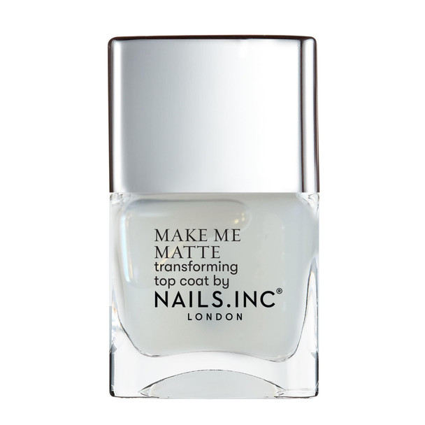 Nails Inc Better On Top Make Me Matte Quick Dry Vegan Top Coat 0.47 Fl Oz
