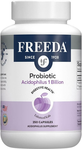 FREEDA Acidophilus Probiotic 1 Billion CFU for Digestive Support