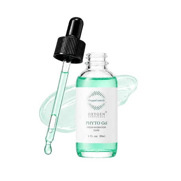 OxygenCeuticals Phyto Gel – Non-Irritating Korean Gel Serum with Niacinamide Sodium Hyaluronate Centella Root Extract. For Natural Smooth More Moisturized Skin