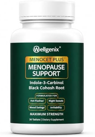 Wellgenix Menocet Plus Menopause Support Supplement for Women