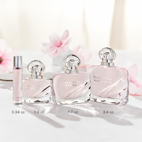 Estée Lauder Beautiful Magnolia Eau de Parfum Spray with Notes of Lush Magnolia Solar Gardenia Warm Woods & Luminous Musk | Floral Perfume for Women | Perfumes for Women