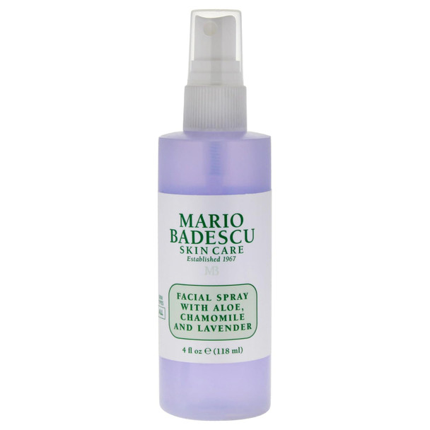 Mario Badescu Facial Spray with Aloe Chamomile and Lavender for All Skin Types Face Mist that Hydrates and Restores Balance and Brightness
