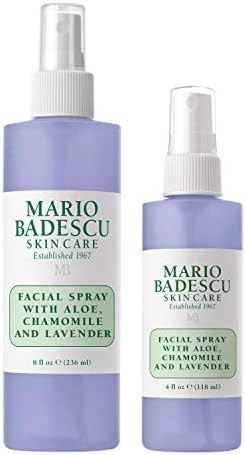 Mario Badescu Facial Spray with Aloe Chamomile and Lavender for All Skin Types Face Mist that Hydrates and Restores Balance and Brightness