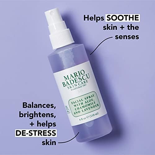 Mario Badescu Facial Spray with Aloe Chamomile and Lavender for All Skin Types Face Mist that Hydrates and Restores Balance and Brightness