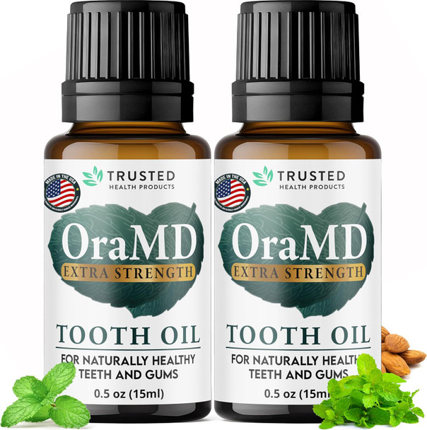 OraMD 4-in-1 Extra Strength Tooth Oil  Max Gum Disease Treatment