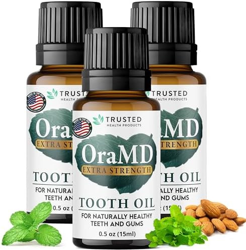OraMD 4-in-1 Extra Strength Tooth Oil  Max Gum Disease Treatment