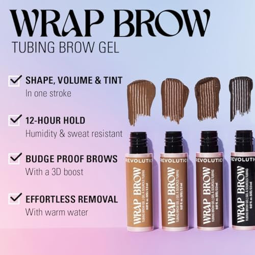 Revolution Wrap Brow Tubing Tinted Eyebrow Gel