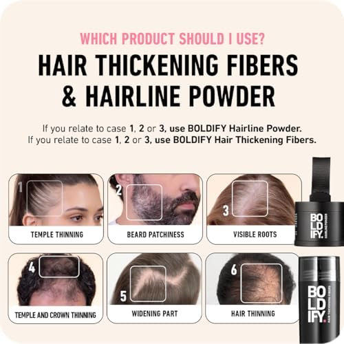 BOLDIFY Hair Fibers for Thinning Hair for Women & Men