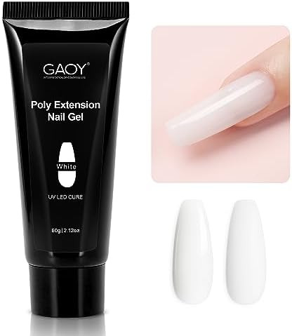 GAOY 60g Poly Gel for Nail Extensions, Builder Gel