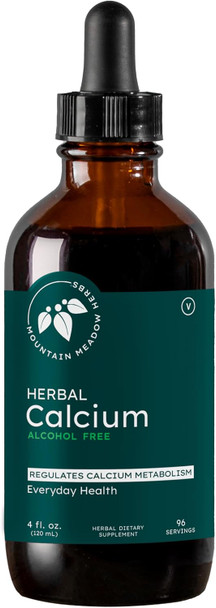 Mountain Meadow Herbs Herbal Calcium Vegan Liquid Drops 4oz