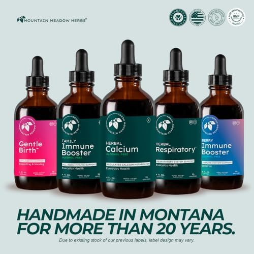 Mountain Meadow Herbs Herbal Calcium Vegan Liquid Drops 4oz