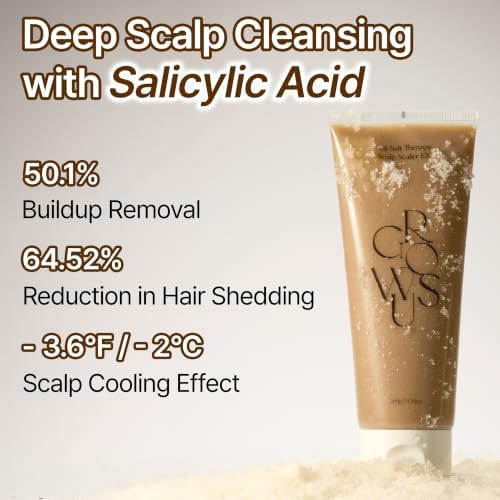 GROWUS Sea Salt Scalp Exfoliator Scrub