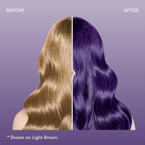 Splat Midnight Tanzanite Semi Permanent Hair Dye Kit, 1 Application