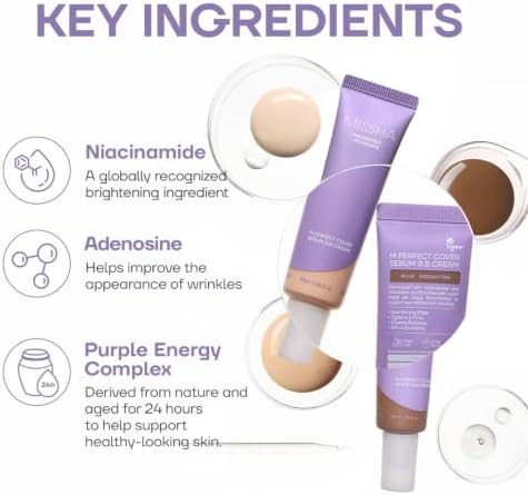 MISSHA M Perfect Cover Serum BB Cream No.23 Natural Beige 1.18 oz