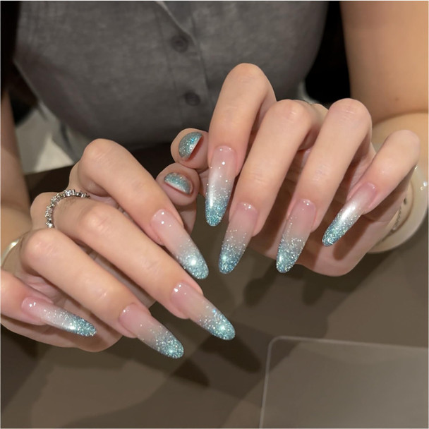 GAOY Silver Reflective Glitter Gel Nail Polish, 16ml Jelly Translucent Sparkle Nail Polish, UV Light Cure Gel for Manicure Art DIY, 3900 Hoar Frost