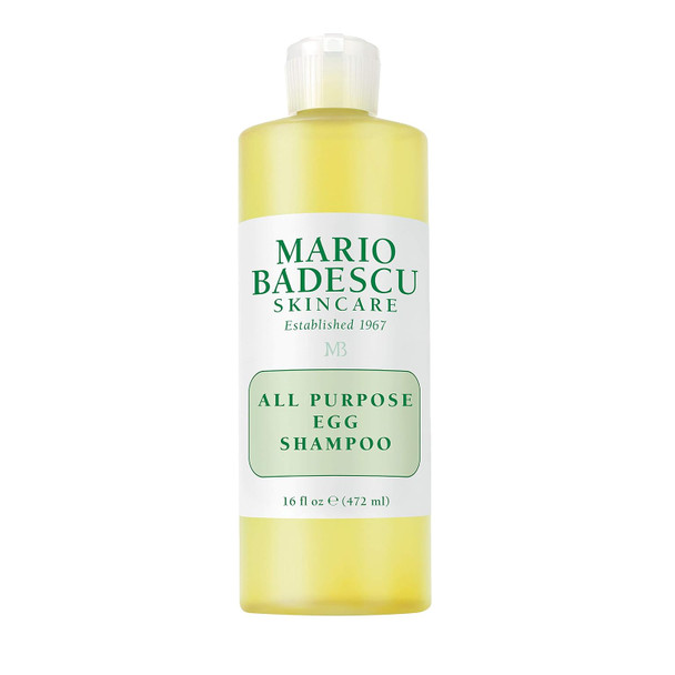 Mario Badescu All Purpose Egg Shampoo for All Hair and Skin Types  Shampoo and Body Wash that Cleanses and Nourishes Formulated with Egg White Proteins