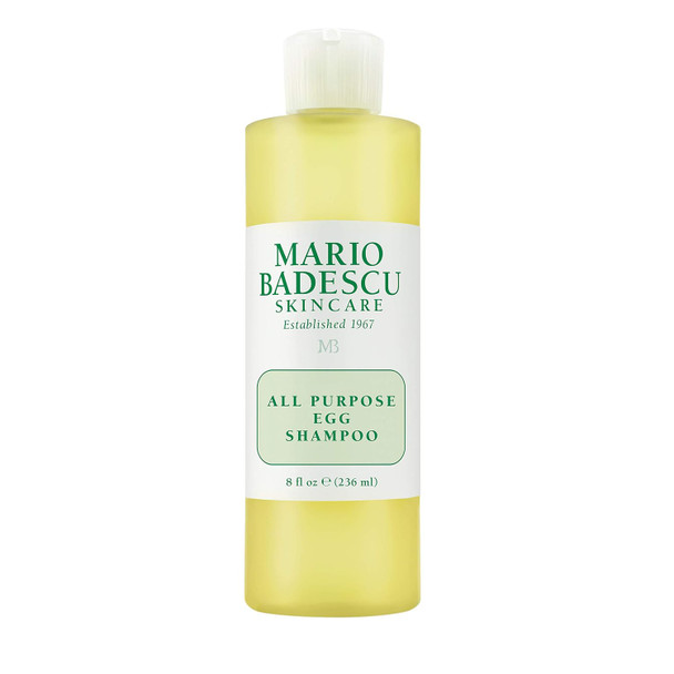 Mario Badescu All Purpose Egg Shampoo for All Hair and Skin Types  Shampoo and Body Wash that Cleanses and Nourishes Formulated with Egg White Proteins