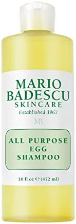 Mario Badescu All Purpose Egg Shampoo for All Hair and Skin Types  Shampoo and Body Wash that Cleanses and Nourishes Formulated with Egg White Proteins